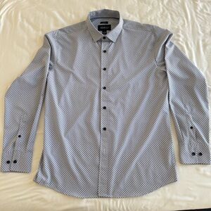 Kenneth Cole Patterned Dress Shirt